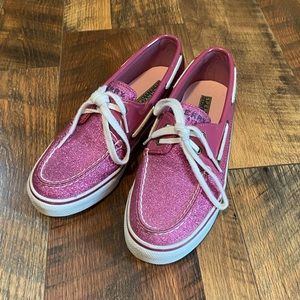 Pink Glitter Sperry’s